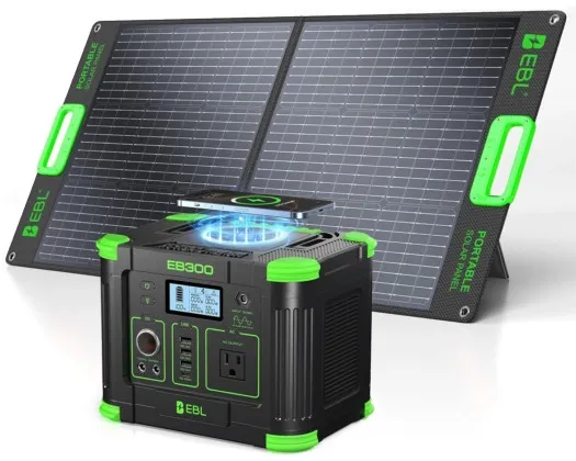 EBL portable solar power generator