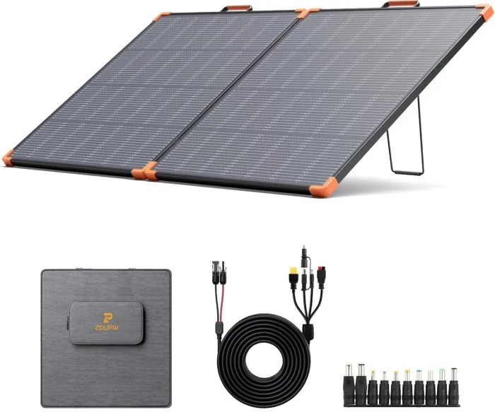 ZOUPW 180W Portable Solar Panel