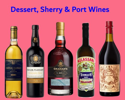 buy dessert, sherry and port wines online