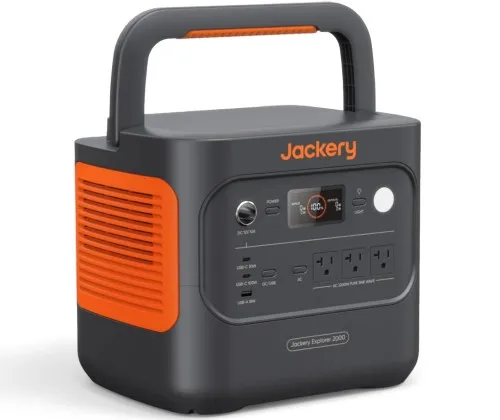 ​Jackery Explorer 2000 v2 Portable Power Station with 2042Wh LiFePO4 Home Backup Battery, 2200W Solar Generator, USB-C PD 100