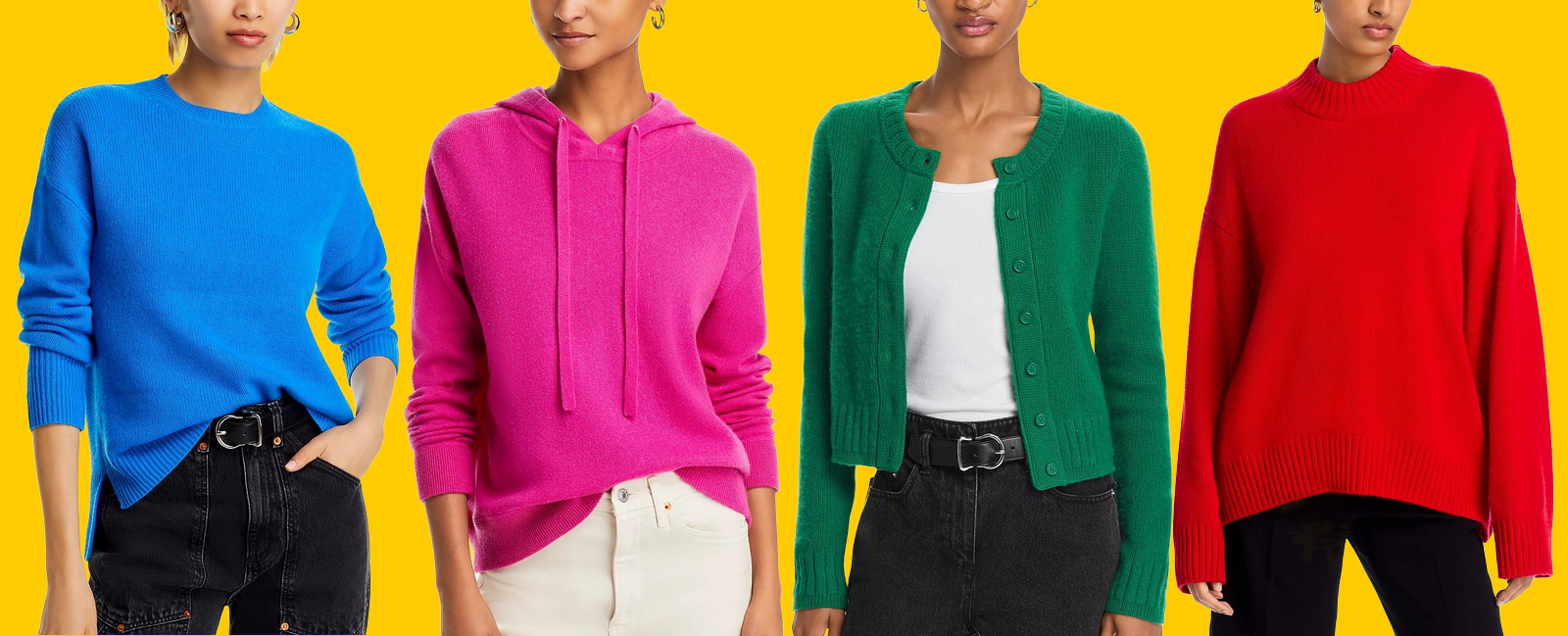 women cashmere sweaters