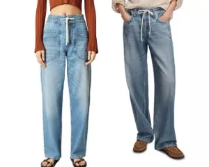 shop ​women's jeans - drawstring jeans